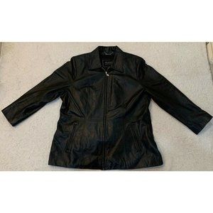 Wilsons Leather Pelle Studio Black Leather Jacket